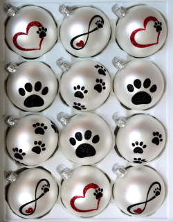 Sada vánočních koulí REX 12 ks